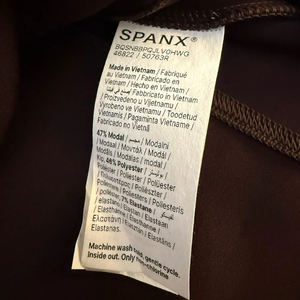 NWT SPANX Air Essentials Classic Hoodie Truffle Brown - Picture 13 of 14